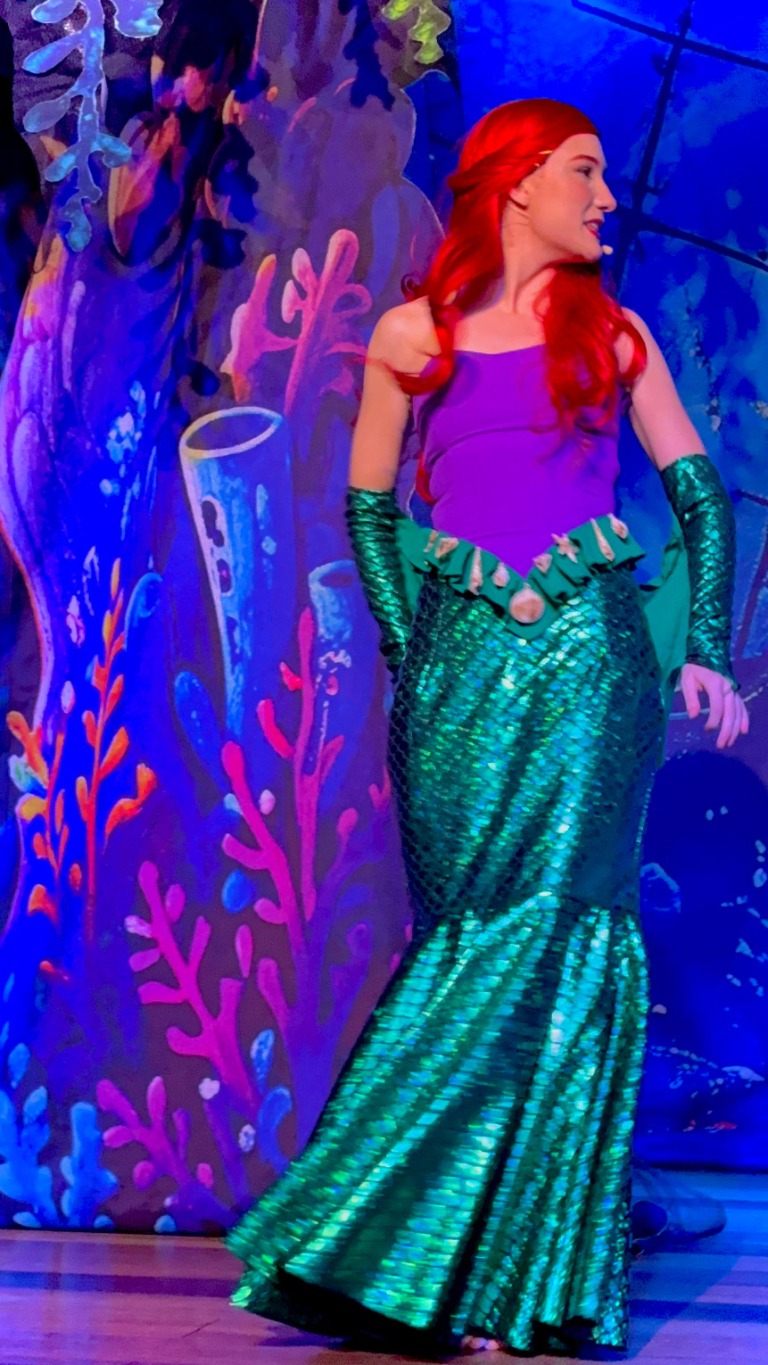 Cena do musical: Ariel, a sereia
